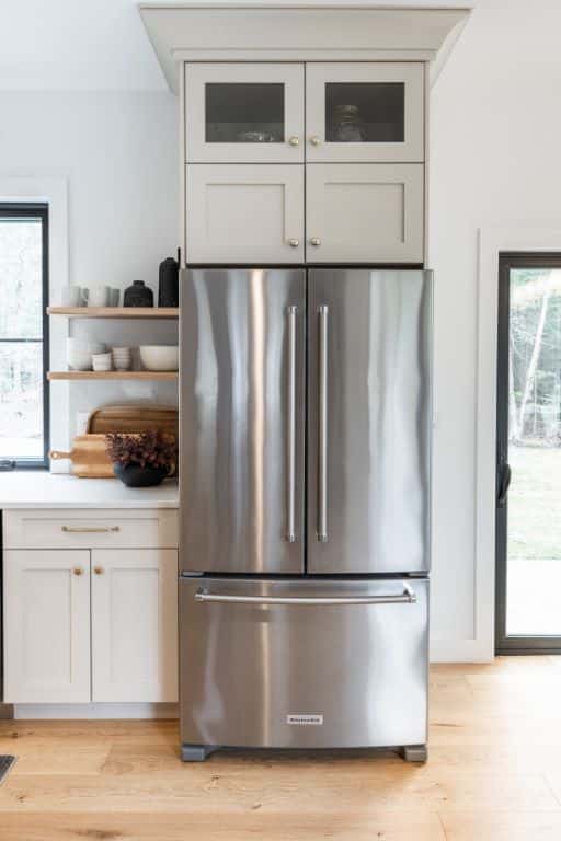 Boho Chic Kitchen with Spacious Storage - Maine Cabinet Company