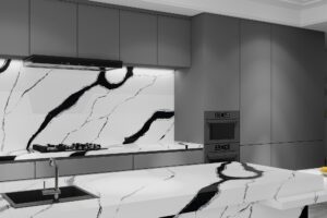 backsplash ideas for grey cabinets