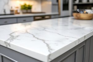 marble or granite countertops